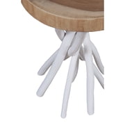 East at Main Tall Sustainable Teak Wood Accent Table, 14 x 20