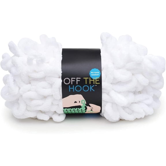 Minzimin 1-Pack Yarn Off the Hook Yarn, Bulky No-Needle Craft Yarn for Crocheting, Hand-Knitting Yarn