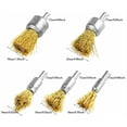 thumbnail image 4 of Kit de cepillos para superficies de metal duraderos, construcción robusta, alambre de latón antichispas para aplicaciones de limpieza flexibles, compatibilidad con herramientas rotativas neumáticas, 4 of 5