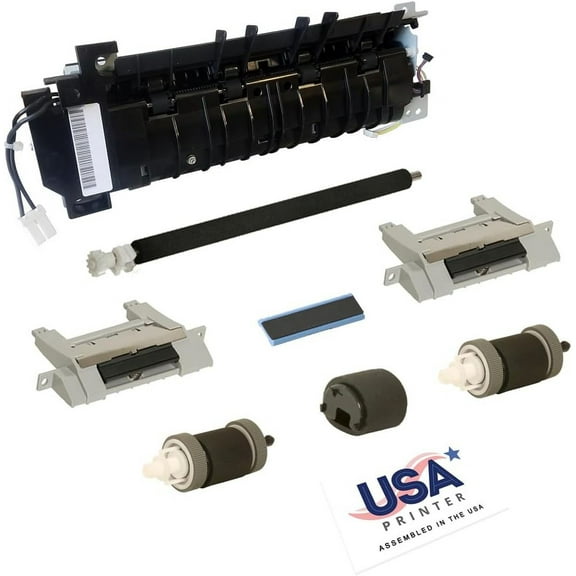 USA Printer Q7812-67905-V2-USA (Q7812-67903 5851-4020) Maintenance Kit for HP Laser Printer P3005 M3027 M3035 includes RM1-3740 Fuser, RM1-1508 Transfer Roller, Tray 1-3 Roller Kit (110V)