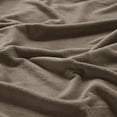 thumbnail image 4 of Comfort Classics Soloft Plush Solid Micro Raschel Bedding Sheet Set, King, Brown, 4 of 7