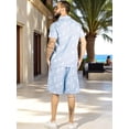 thumbnail image 3 of Conjunto Hombre Verano Camisa y Short a Juego Alberca Playa y Calor, 3 of 5
