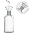 thumbnail image 2 of Botella de aceite, dispensador de aceite de oliva de vidrio, botella de vidrio, dispensador de vinagre y aceite de cocina con pico vertedor para cocina y parrilla, 2 of 6