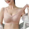 thumbnail image 1 of asdoklhq Sports Bras for Women Plus Size,Women Lady Gathered Bra Plus Size Sports Bra Underwear Yoga Hollow Out Bra Cup, 1 of 9