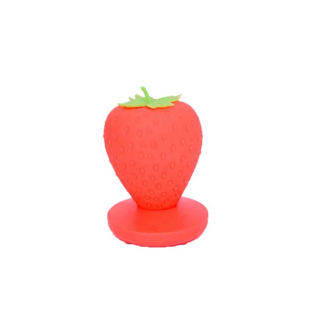 Advancent Luz LED de noche de fresa, portátil, Adorable, repuesto alimentado por batería, interfaz USB recargable, lámpara, herramienta de Type5 NO5