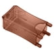 thumbnail image 4 of Dispensador de almohadillas de algodón ABS resistente y duradero, transparente, a prueba de polvo, soporte redondo de algodón de fácil acceso para maquillaje, café transparente, 4 of 5