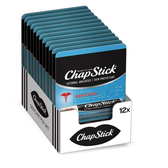 Bálsamo labial ChapStick Classic Medication 4,4 ml x 12
