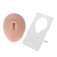 thumbnail image 2 of Reusable Silicone Belly Model,False Belly Design, Acrylic Bracket, Wide Usage Range, Suitable for Novice Puncture Division, Soft Silicone Material, Belly Piercing Display Model for, 2 of 7
