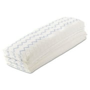 Disposable Microfiber Mop, 18", White/blue, Wet/dry Use, 150/carton