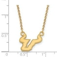 thumbnail image 3 of 10k Gold LogoArt University of South Florida Bull Small Pendant 18 inch Necklace Q1Y009USFL-18, 3 of 6