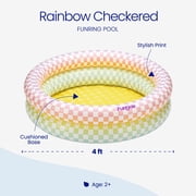Funsicle Rainbow Checkered Pool