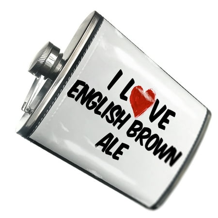 

NEONBLOND Flask I Love English Brown Ale Beer