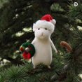 thumbnail image 1 of 1PC Christmas Halloween Mouse With A Pumpkin Handmade DIY Wool Felt Mouse, 1 of 4