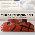 thumbnail image 2 of Sleepwish Basketball Duvet Cover Set for Boys Microfiber Sports Bedding Queen, 3 Piece, 2 of 8