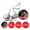 Red, variant on Darling Souvenir Custom Photo Wedding Stickers Candy Chocolate Labels 190 Pcs-Red