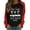 Black, variant on Fesfesfes Women's Raglan Sweatshirt Xmas Printed Long Sleeve Shirts Round Neck Casual Tops