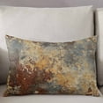 thumbnail image 3 of Brown Gray Throw Pillow Cover 20 x 26 Inch Decorative Pillow Cover Rustic Abstract Gradient Mottled Texture Lumbar Pillowcase Seasonal Rectangle Cushion Case for Couch Sofa Bed Living Room, 3 of 7