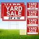 thumbnail image 1 of Carteles ComboJoy de Yard Sale, 6 unidades, impermeables, 61 x 41 cm y 43 x 30 cm, 1 of 7