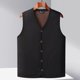 thumbnail image 1 of Chaleco cálido de otoño e invierno para hombres de mediana edad con forro polar Chaqueta gruesa para papá Chaleco básico para abuelo, 1 of 6