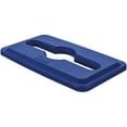 thumbnail image 2 of Suncast Recycling Lid For Plastic Slim Trash Can Blue, 2 of 2