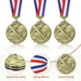 thumbnail image 3 of Uxcell Baseball Games Cap Award Medals with Ribbons, Winner Medals Prizes for Competitions Sports Party Gold, 3 of 7