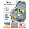 thumbnail image 3 of Soft Sided Cooler Bag Insulated 30/48/60 Cans  Large Collapsible & Leakproof Ice Chest For Picnic Beach Camping Travel, 3 of 9