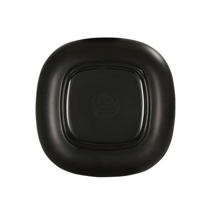 Cal-Mil 24007-6-13 6 x 6 in. Oslo Square Melamine Plate, Black