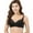 Noir, variante sur Soutien-gorge Rehausseur pour Femmes à Décolleté Plongeant Ultrafin à Armatures Rembourré en Dentelle 36B/80B