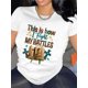 thumbnail image 1 of Women'S "This is how I Fight MY BATTLES" Graphic Tee - Colorful Book & Cross Design, Short Sleeve, Round Neck, Casual Spring/Summer Top, Casual Wear | Vibrant Print Top | Comfortable Fit, Ladies T Sh, 1 of 5