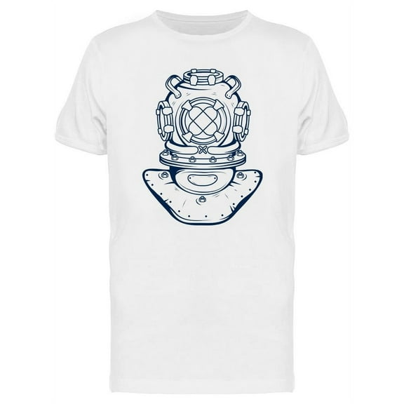 Scuba Diving Helm T-Shirt Men -Image by Shutterstock, Male Small