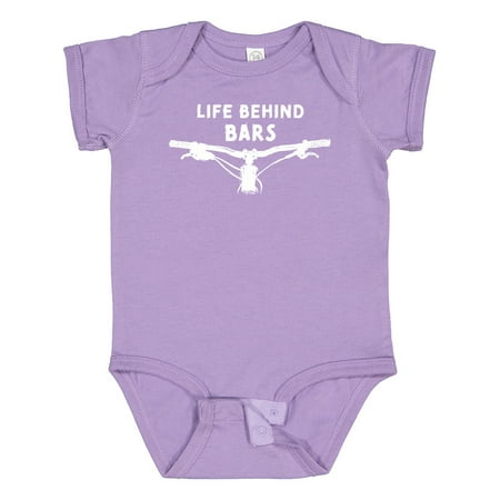 

Inktastic Life Behind Bars Mountain Bike Gift Baby Boy or Baby Girl Bodysuit