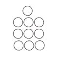 thumbnail image 2 of Juego de 10 cadenas afiladas de 6 pulgadas y riel guía para minisierra, herramienta de hardware de cadena especial, cadena de sierra como se muestra, 2 of 5
