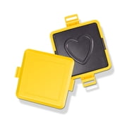 Microwave Toaster Maker, Non Electric Cooking Microwave  Panini Maker, Grill Tray with Heart Pattern for Cooking Breakfast, Dishwasher Safe