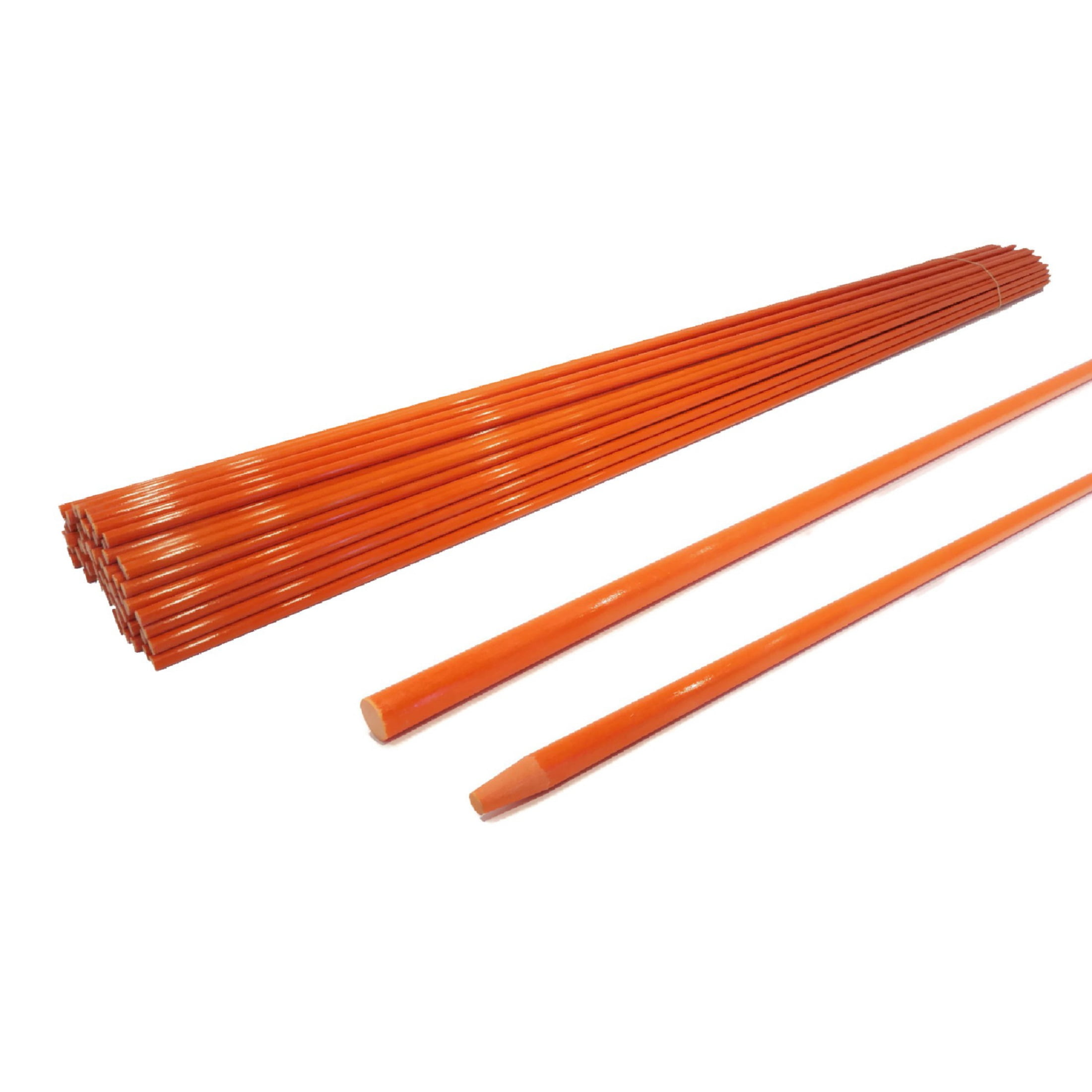 Orange 36inch Reflective Driveway Markers Property markers Snow Poles 