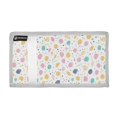 thumbnail image 2 of JIALIOU Nylon Trifold Card Wallet with ID Window Zipper Pocket for Men Women Teen Seashells and Dots, 2 of 7