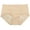 Beige, variant on Panties For Women Seamless High Elasticity Cotton Breathable Everyday Lace Panties Invisible Daily Underwear Camel S