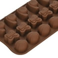 thumbnail image 3 of Chocolate Con Caramelo Molde de Silicona Lindo Moldeo Para Hornear Reutilizable Para Chapas de Cubos de Hielo Pudín, 3 of 5