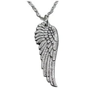 Angel Wings Necklace Pendant Stainless Steel Fashion Jewelry for Men Women Gifts