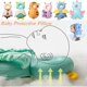 thumbnail image 4 of Almohada antideslizante para bebés almohada protectora para la cabeza del bebé almohada trasera, 4 of 4