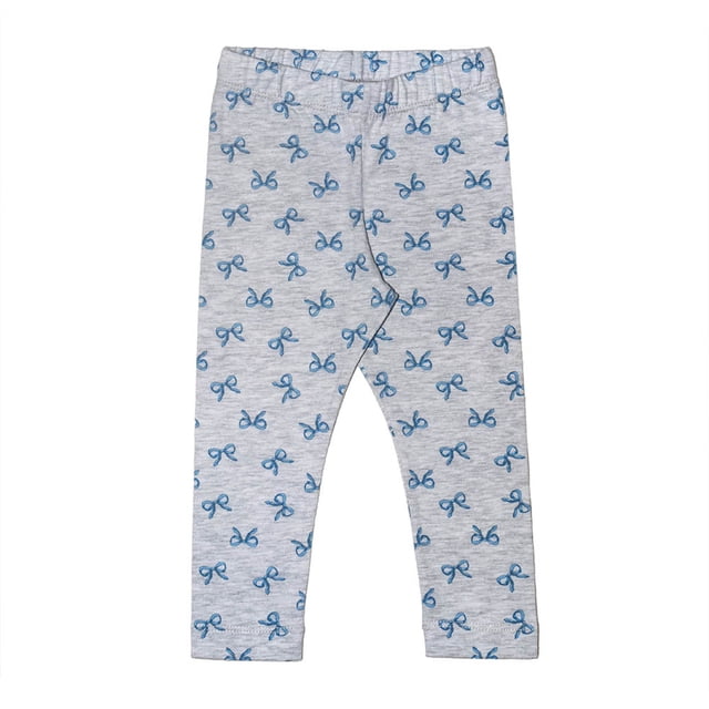 Legging George Para Bebe, Estampado Moños Blanco Talla 3 Años