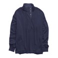 thumbnail image 2 of Sweatshirt for Women Oversized Casual Long Sleeve Button Henley Neck Pullover Tops Outfits Clothes Navy Blue XL, 2 of 8