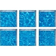 thumbnail image 2 of 6 piezas de 20 x 20 cm, pegatinas antideslizantes para bañera, pegatinas antideslizantes para bañera en 3D, pegatinas para bañera con forma de océano, para seguridad infantil, calcomanías para bañera, 2 of 5