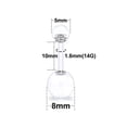 thumbnail image 4 of Clear Retainer Plastic Acrylic Flexible Straight Curved Piercing Kit Tongue Rings Nipple Ring Nose Rings Lip Rings Belly Button ZR, 4 of 5