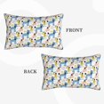 thumbnail image 4 of Kdxio Cotton Pillow Cases 16"x24" Pillowcases,Soft and Breathable Bedroom Pillow Cases-Poodle Dog, 4 of 8