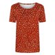 thumbnail image 4 of Camiseta de Manga Corta de Verano para Mujeres Delgada Moda Casual Impresa No Estructurada Cuello Redondo Mujer Manga Corta Tops Casual, 4 of 4