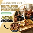thumbnail image 6 of Hot Deal! 2026 Graduation Decorations - Number Serving Tray, 2026 Numbers Charcuterie Board Box, Graduation Centerpieces Fillable Tray Golden, 6 of 7