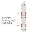 thumbnail image 5 of GE-branded 6 Grounded-Outlet Power Strip, 9 ft, White – 55253, 5 of 5