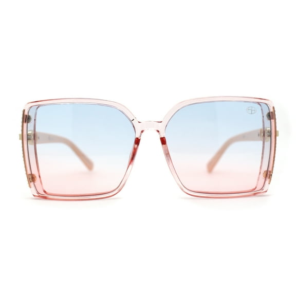 Womens Luxury Butterfly Rhinestone Bling Diva Sunglasses Pink Blue Pink