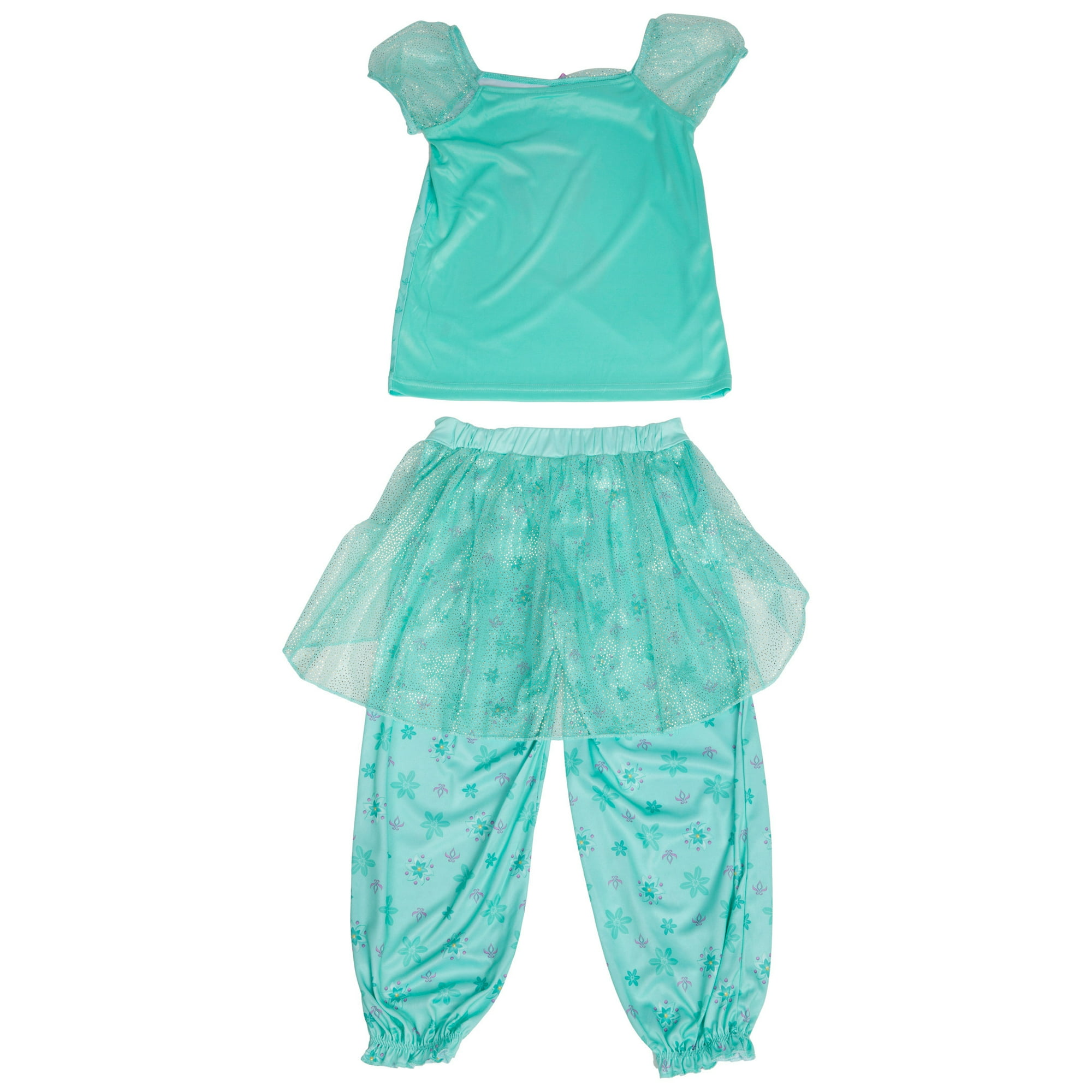 Disney Aladdin Jasmine Character Girl s Pajama Set Size 4 Walmart