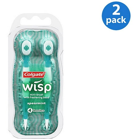 Colgate Wisp Spearmint 4ct (Pack of 2)